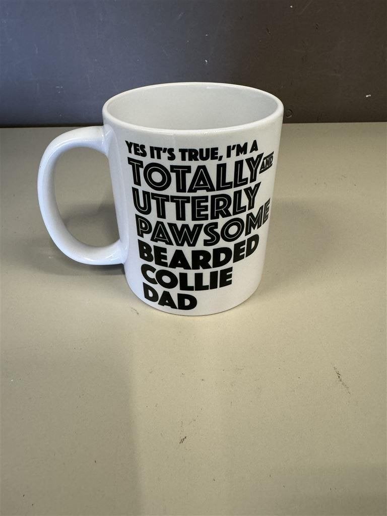 koffie thee mok - Bearded Collie Dad Mug, Nieuw, Ophalen of Verzenden, Bord(en), Wedgwood