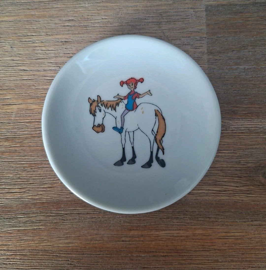 Pippi Langkous schoteltje of theetipje - Vintage, Antiek en Kunst, Ophalen of Verzenden