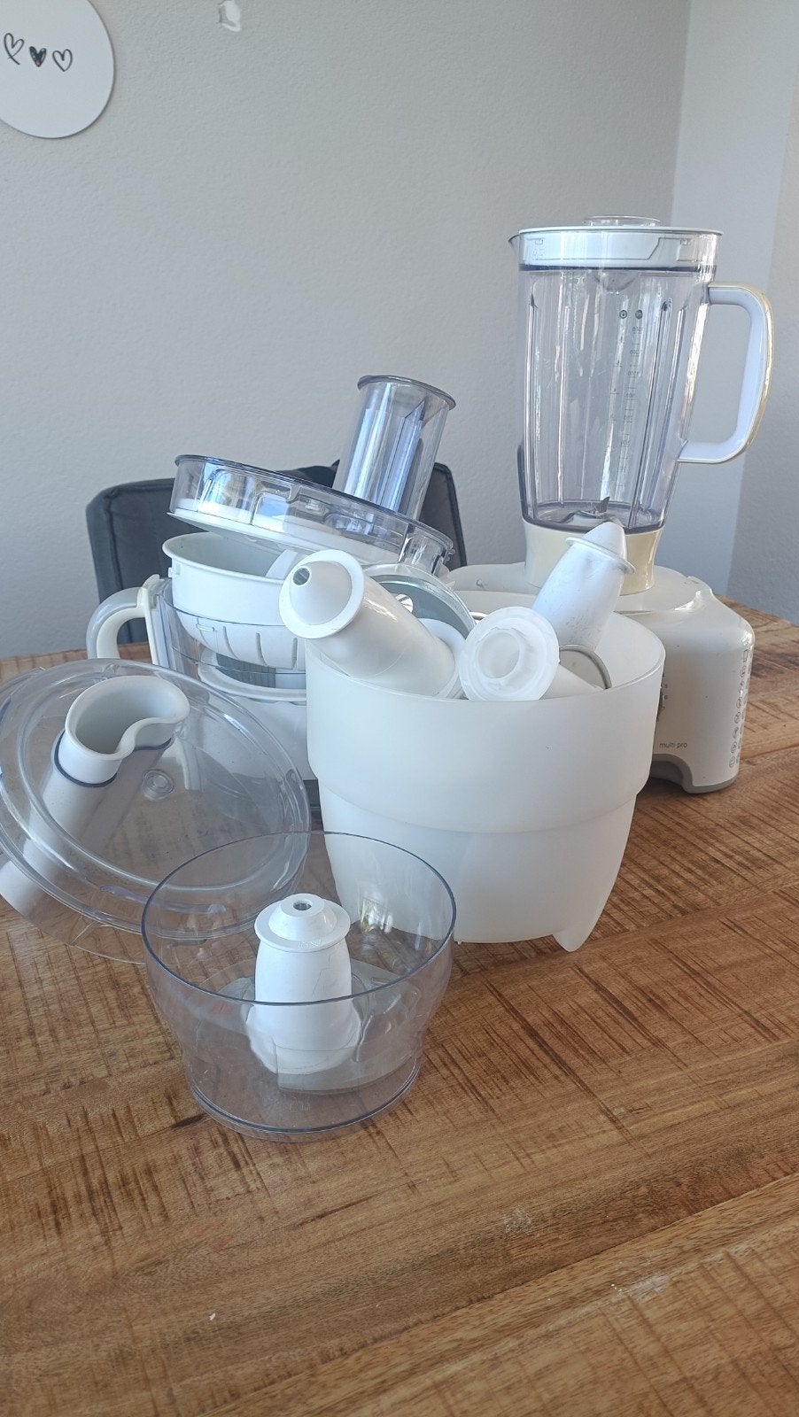 keukenmachine, Witgoed en Apparatuur, Ophalen of Verzenden, Gebruikt, Vaatwasserbestendig, 3 snelheden of meer