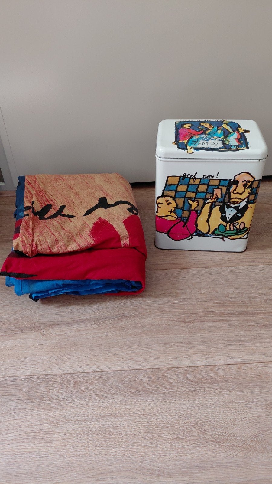 Herman Brood 2 Persoons dekbedovertrek en Ketelapper Blik, Ophalen of Verzenden, Tweepersoons, Dekbedovertrek
