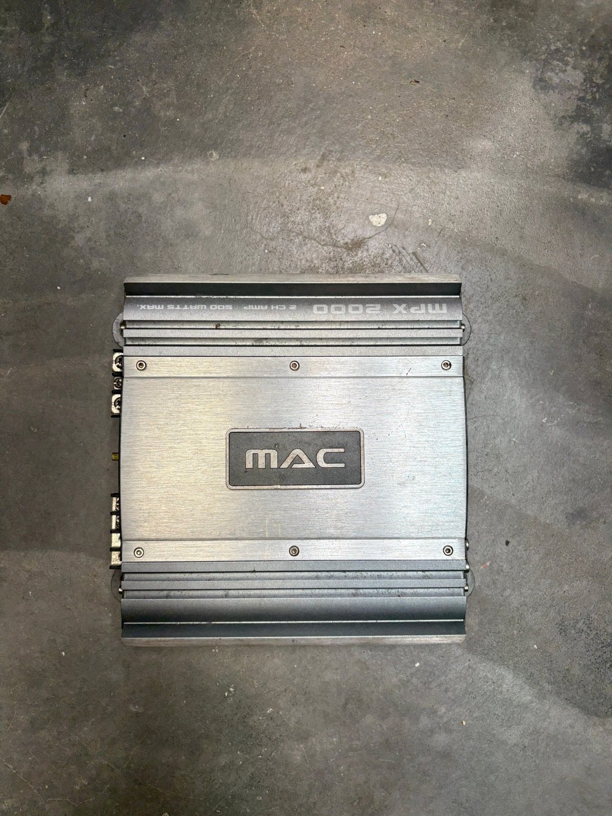 Mac Audio MPX 2000-2-kanaals versterker, Auto diversen, Ophalen of Verzenden, Gebruikt