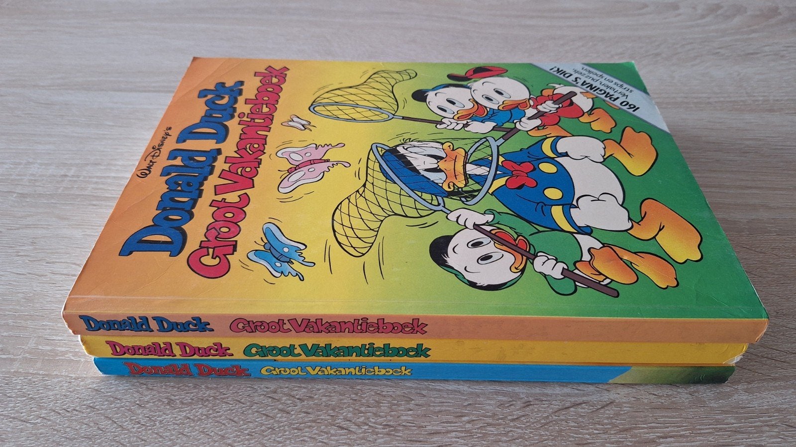 Donald Duck Groot Vakantieboek 3 X, Meerdere stripboeken, Ophalen of Verzenden, Gelezen, Walt Disney