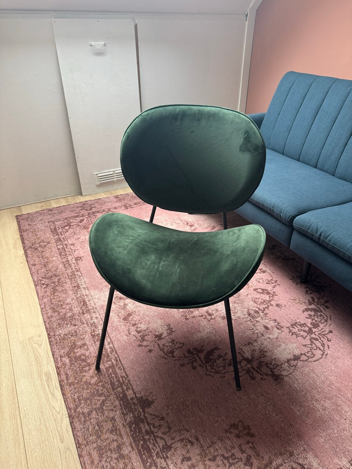 Groene Kwantum stoel - Goede staat, Ophalen, Gebruikt, Overige kleuren, Metaal