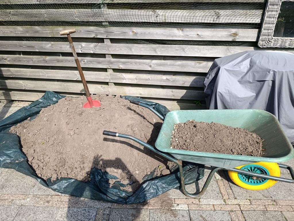 Tuinaarde gratis af te halen, Ophalen, Tuinaarde