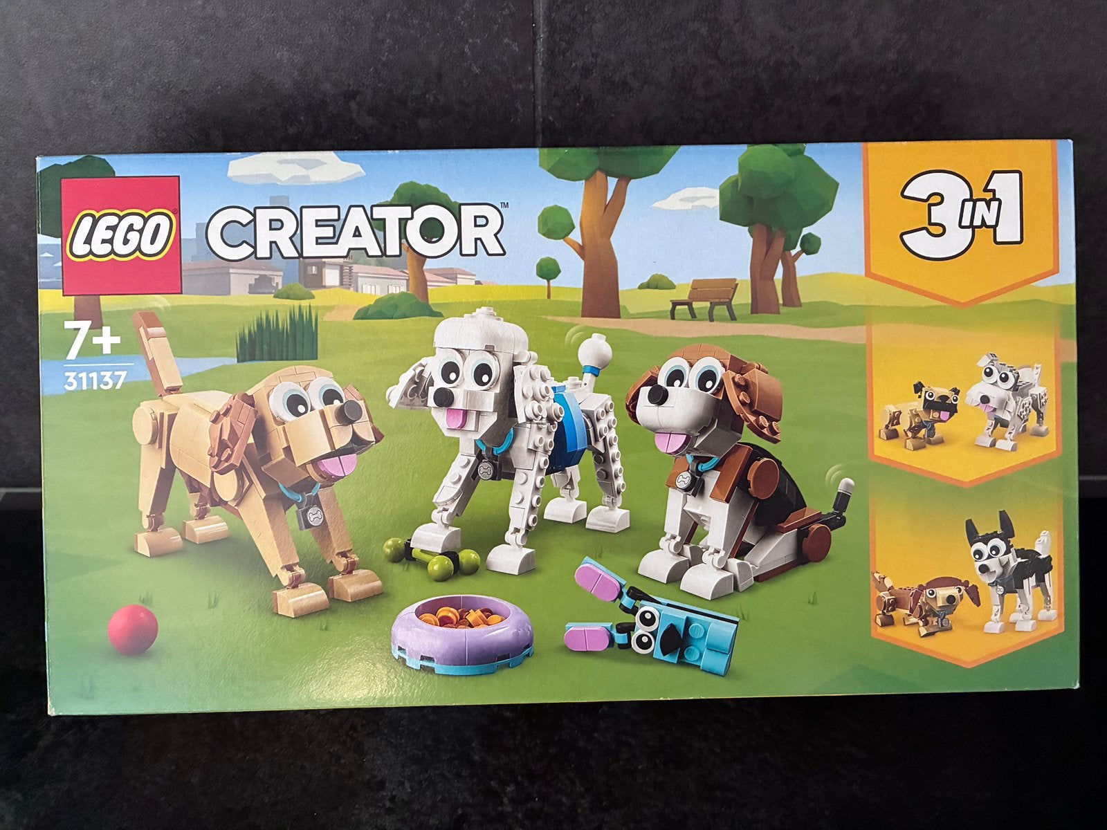 Lego Creator 3in1 hondjes 31137, Lego, Ophalen of Verzenden, Zo goed als nieuw, Compleet