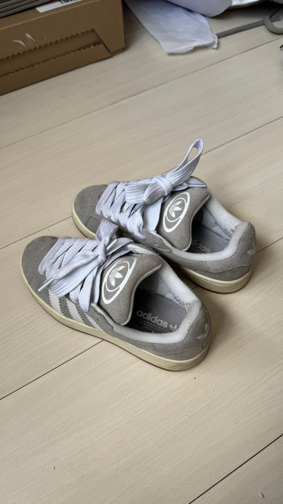 Adidas campus sneakers, Ophalen, Sneakers of Gympen, Grijs, Gedragen