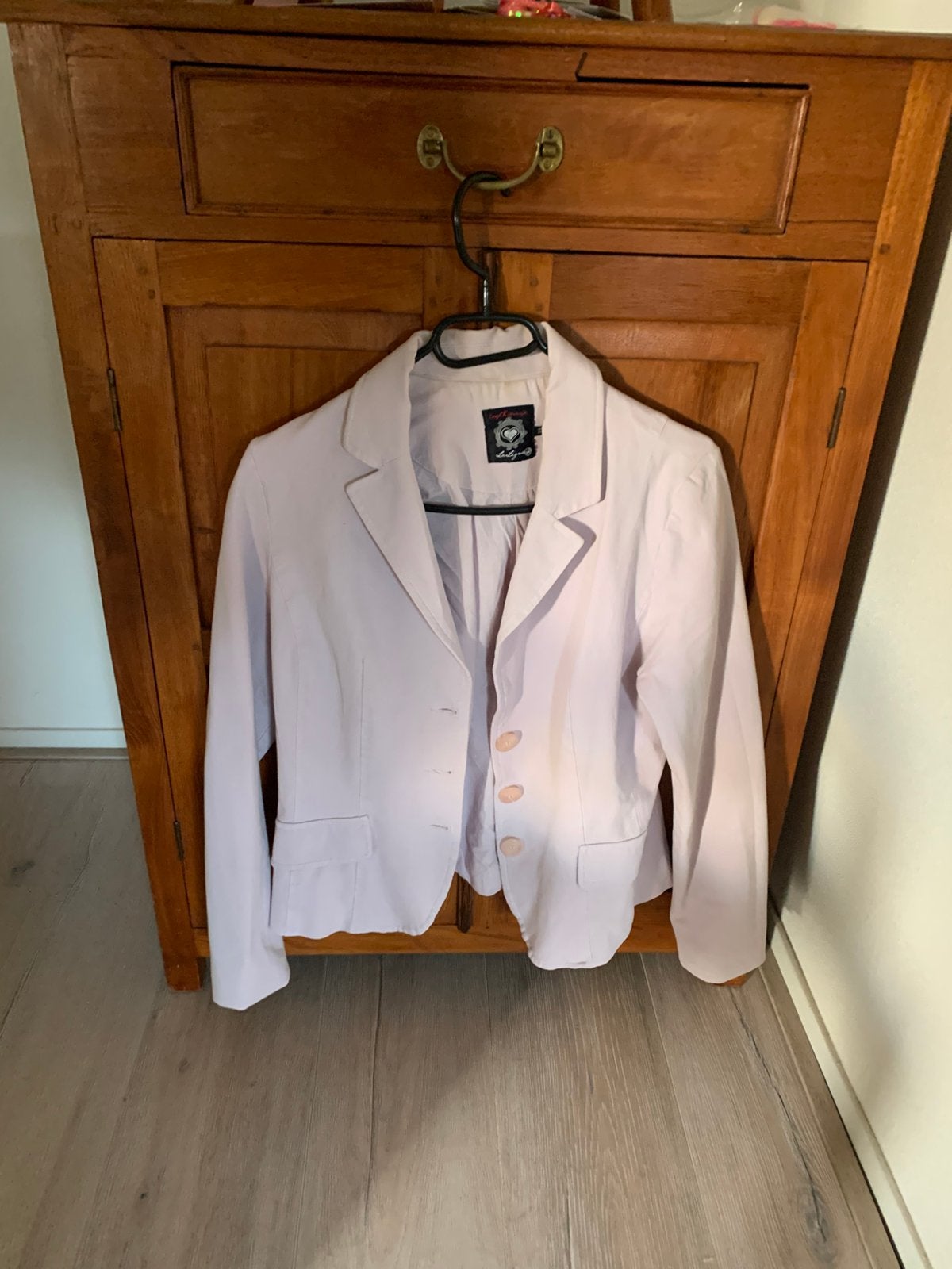 La ligna colbert, Ophalen of Verzenden, Zo goed als nieuw, Maat 38/40 (M), Beige
