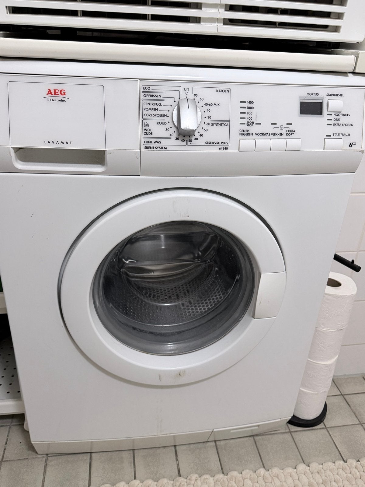 Gratis AEG Lavamat wasmachine en droger 6kg, Witgoed en Apparatuur, Ophalen, 6 tot 8 kg, Voorlader, Kort programma
