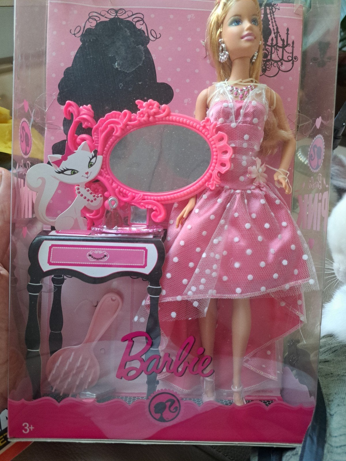 Vintage Barbie Roze Pop NIB - Matel Collector's Item, Ophalen, Zo goed als nieuw, Barbie