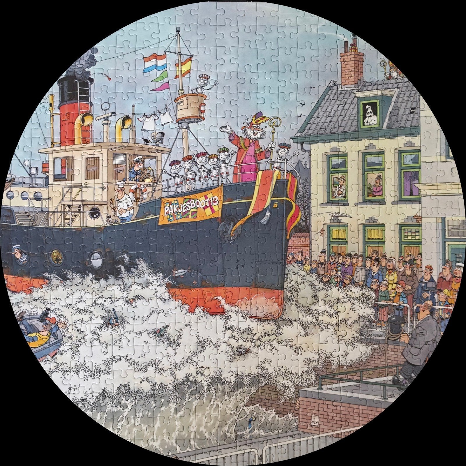 Jan van Haasteren puzzel 1000 stukjes, Hobby en Vrije tijd, Ophalen, 500 t/m 1500 stukjes, Zo goed als nieuw, Legpuzzel