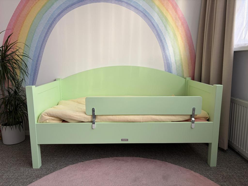 Peuterbed Bopita 70x150 incl. Matras, Ophalen, 70 tot 85 cm, 140 tot 160 cm, Zo goed als nieuw