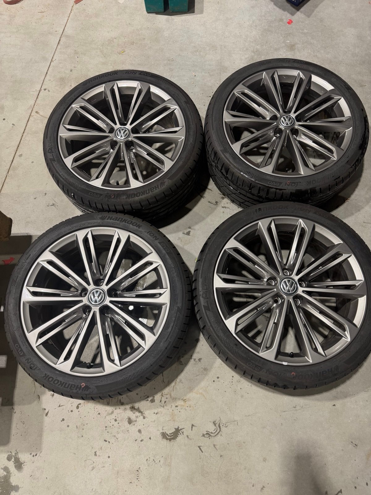 Verona velgen 19 inch 5x112 Hankook evo zomerbanden, Auto-onderdelen, 19 inch, Gebruikt, Banden en Velgen, Ophalen of Verzenden