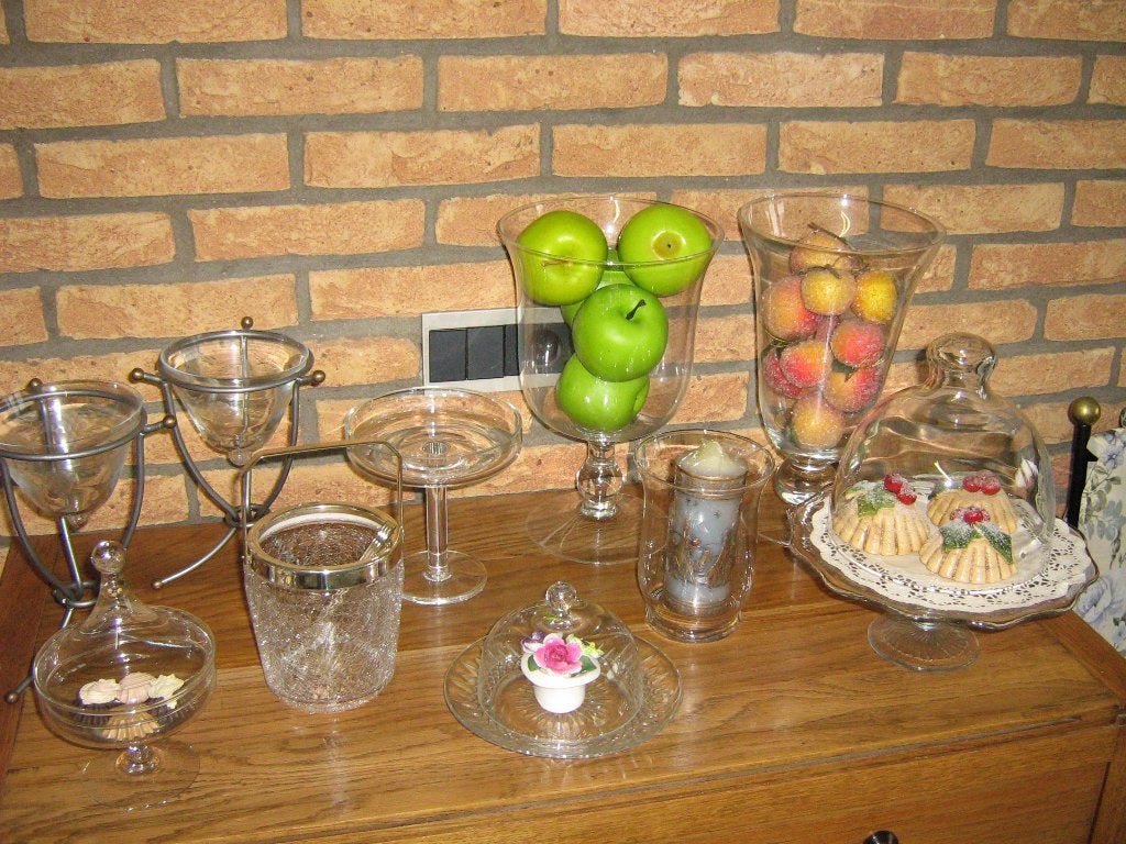 Stolp klein met inhoud, Huis en Inrichting, Woonaccessoires | Stolpen, Ophalen of Verzenden, Zo goed als nieuw