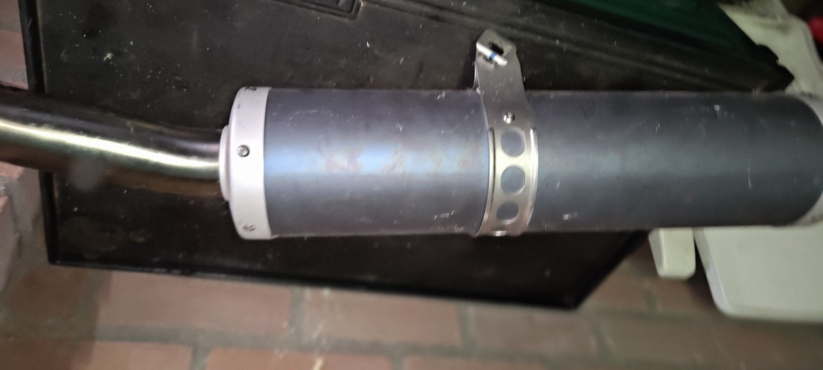 Universele Titanium uitlaatdemper voor motorfiets, Motoren, Ophalen of Verzenden