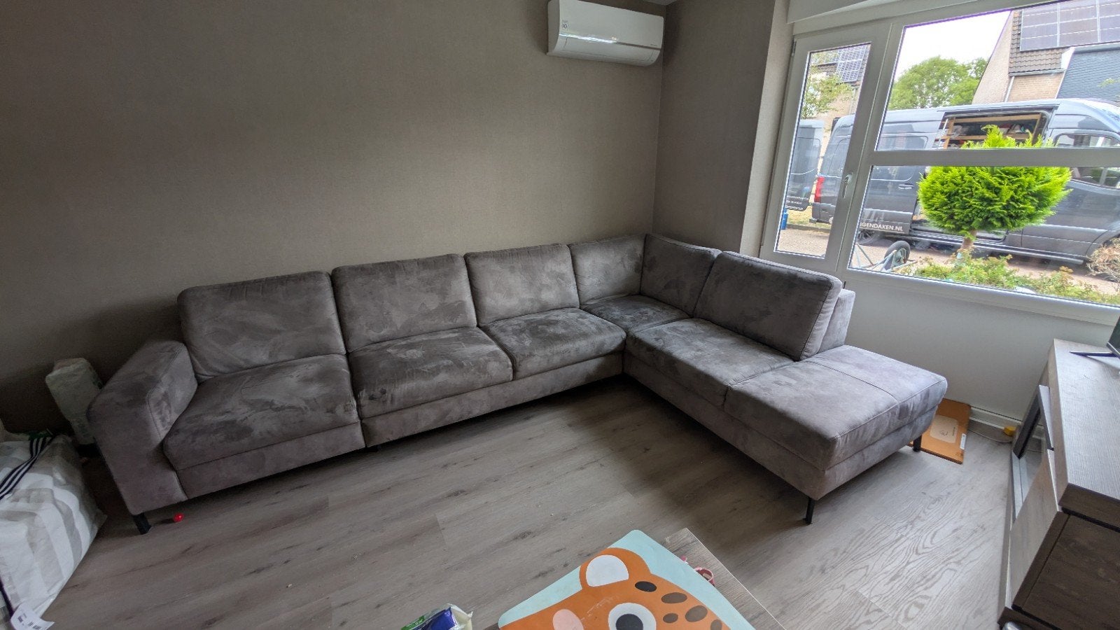 Henders en Hazel Napels hoekbank met loungegedeelte, Ophalen, Gebruikt