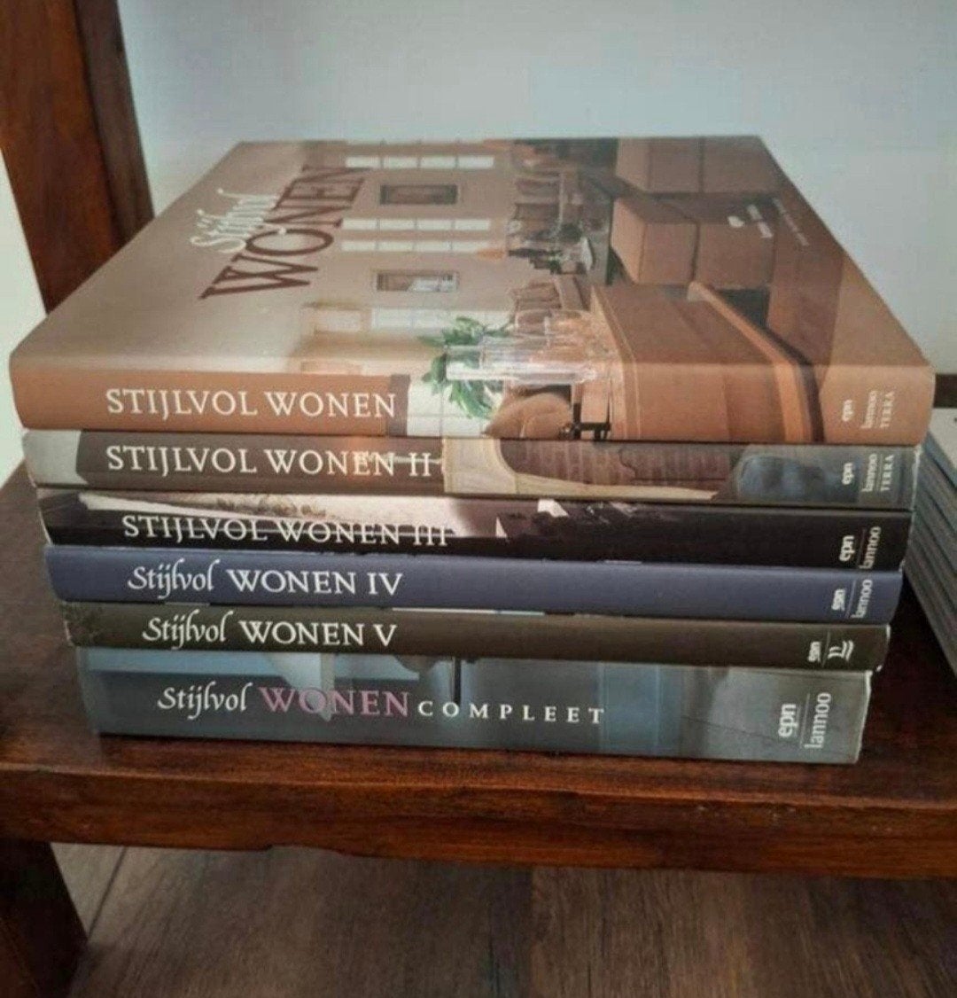 Complete set Stijlvol Wonen. Uitgever: Lannoo., Ophalen, Zo goed als nieuw, Interieur en Design