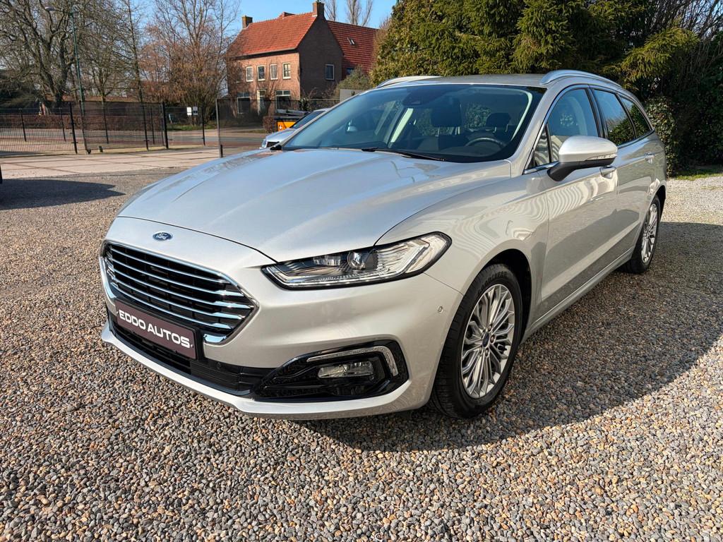 Ford Mondeo Wagon 2.0 IVCT HEV Titanium Unieke KM ! BTW, Gebruikt, Zwart, 4 cilinders, Hybride Elektrisch/Benzine