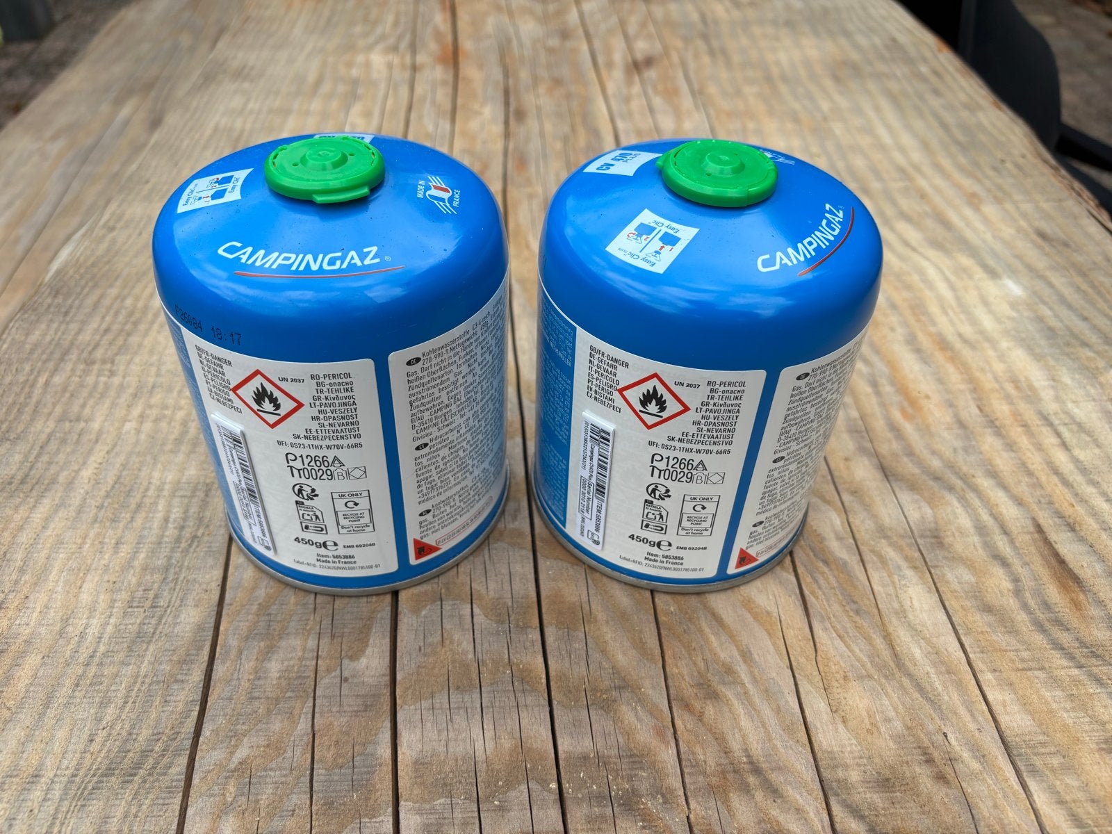 2x Campingaz CV 470 Plus gascartouches - Nieuw en ongebruikt, Ophalen, Nieuw