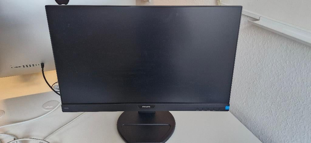 Monitor Philips 243B9/00, Computers en Software, Monitoren, Zo goed als nieuw, 61 t/m 100 Hz, DisplayPort, HDMI, USB-C, VGA, In hoogte verstelbaar