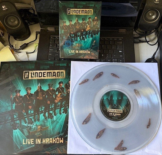 Til Lindemann (Rammstein) - Live in Krakow fish vinyl + cd/b, Boxset, Overige genres, Ophalen of Verzenden, Speciale editie