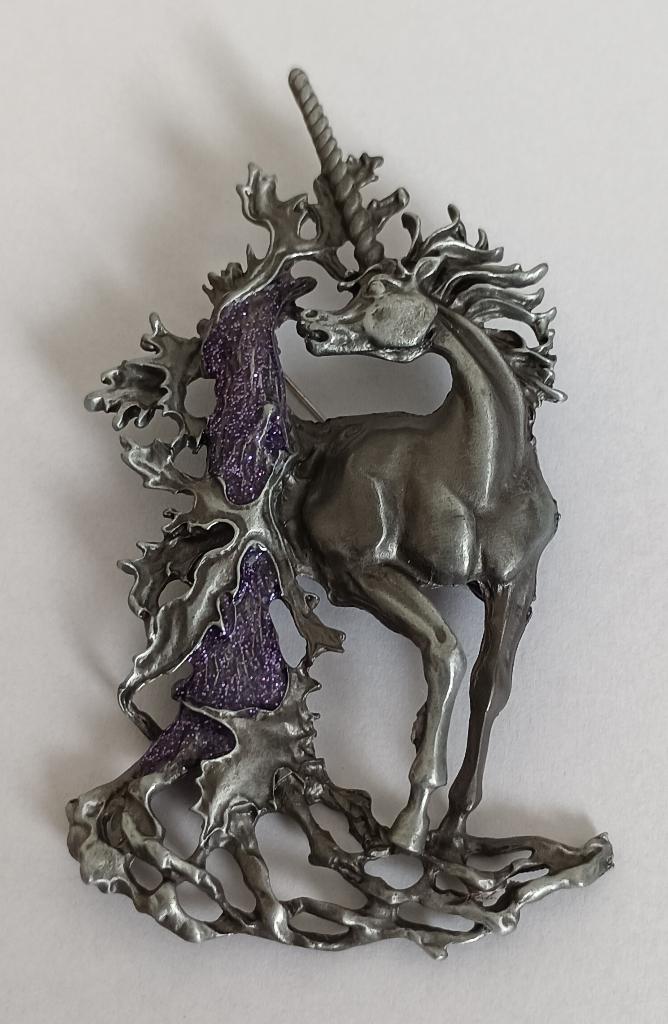 Eenhoorn broche, Overige materialen, Overige kleuren, Nieuw, Ophalen of Verzenden