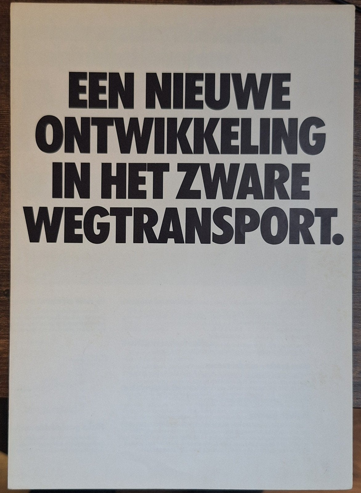Scania 141/146: Nieuwe Ontwikkeling Zwaar Wegtransport, Ophalen of Verzenden, Zo goed als nieuw, Overige merken, Scania