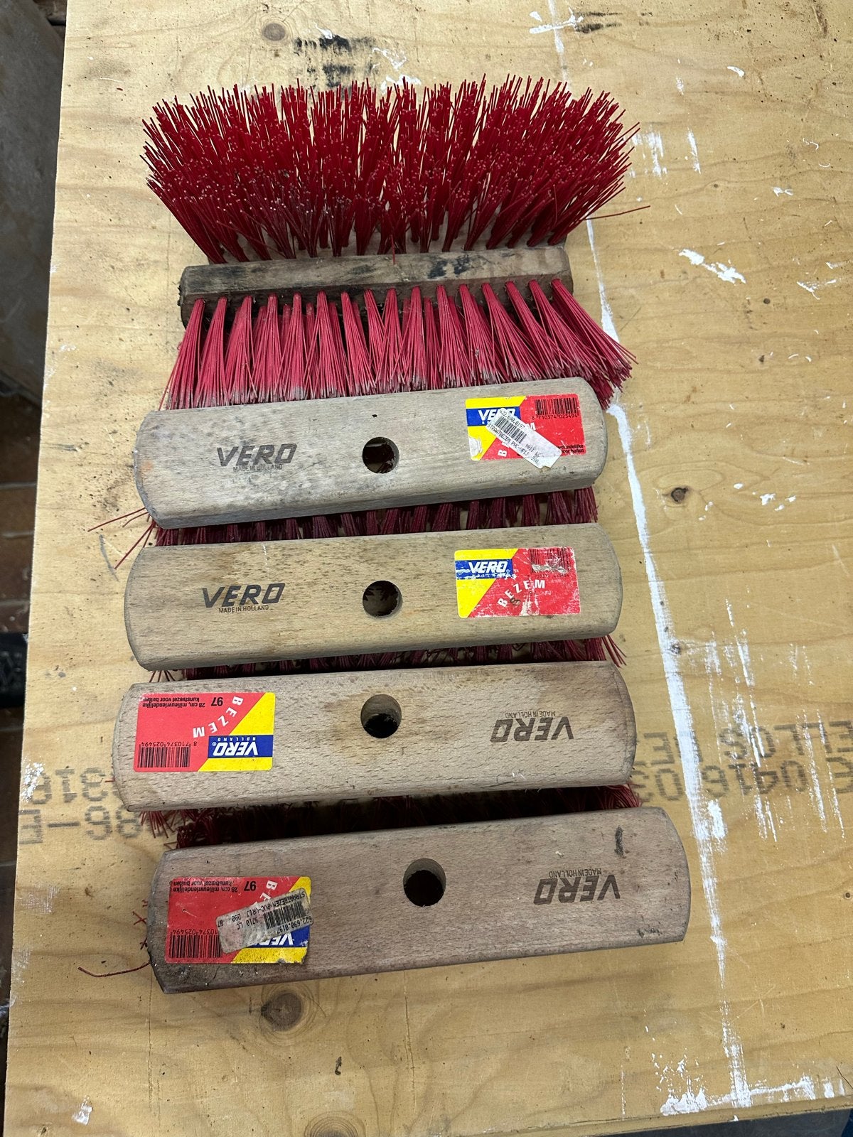 6x Nieuwe VERO Bezems - Made in Holland, Ophalen of Verzenden, Nieuw