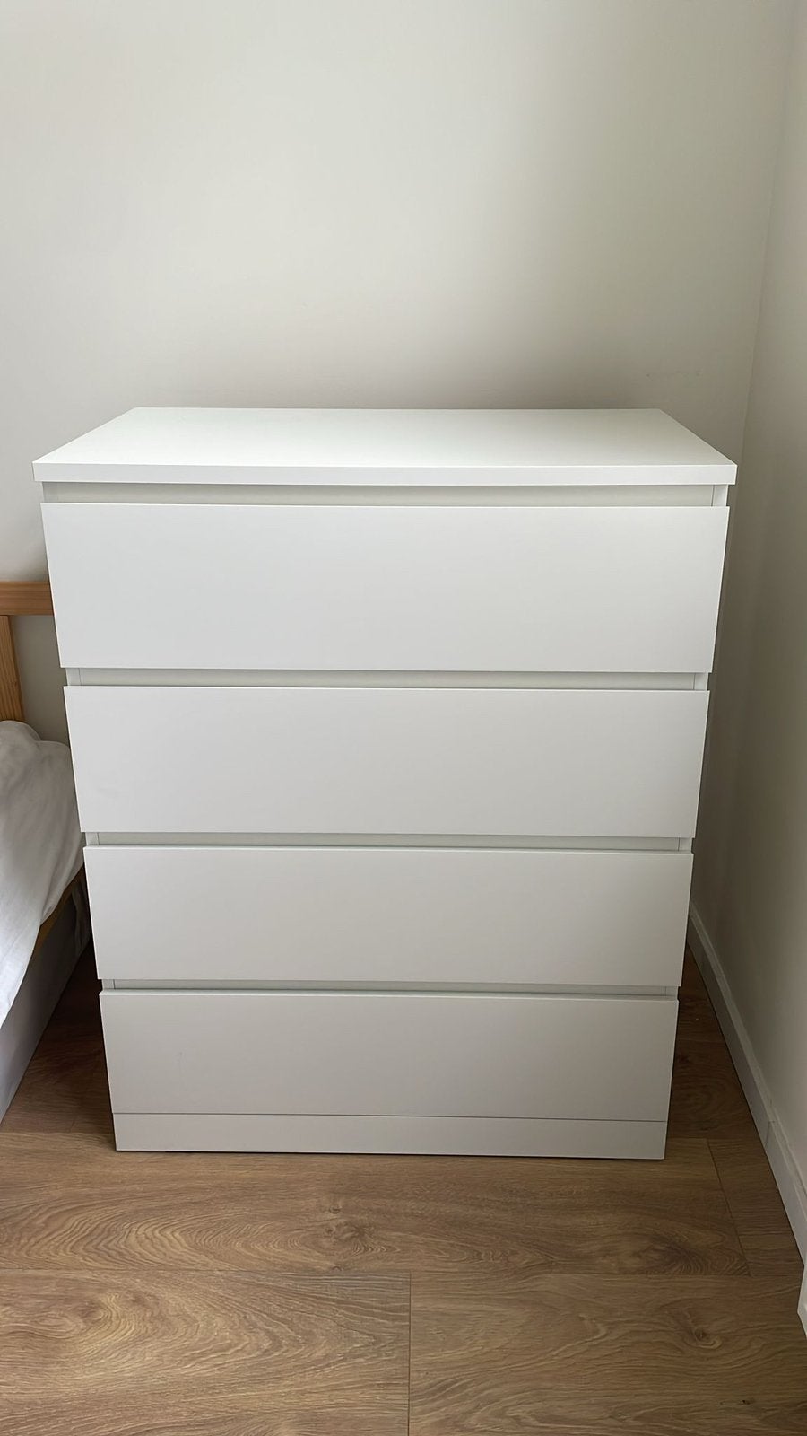 Ikea Malm Chest of 4 Drawers, Huis en Inrichting, Kasten | Ladekasten, Ophalen, 50 tot 100 cm, Zo goed als nieuw, Minder dan 100 cm