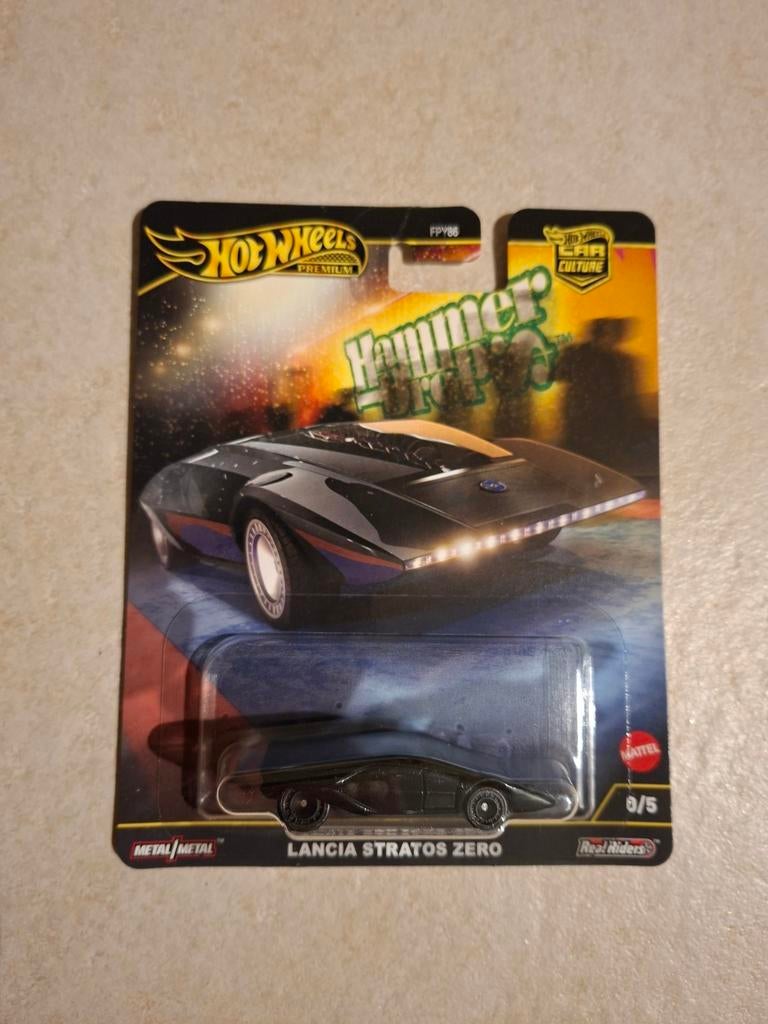 Hot Wheels Premium Chase Lancia Stratos Zero incl.Protector, Ophalen of Verzenden, Nieuw, Auto