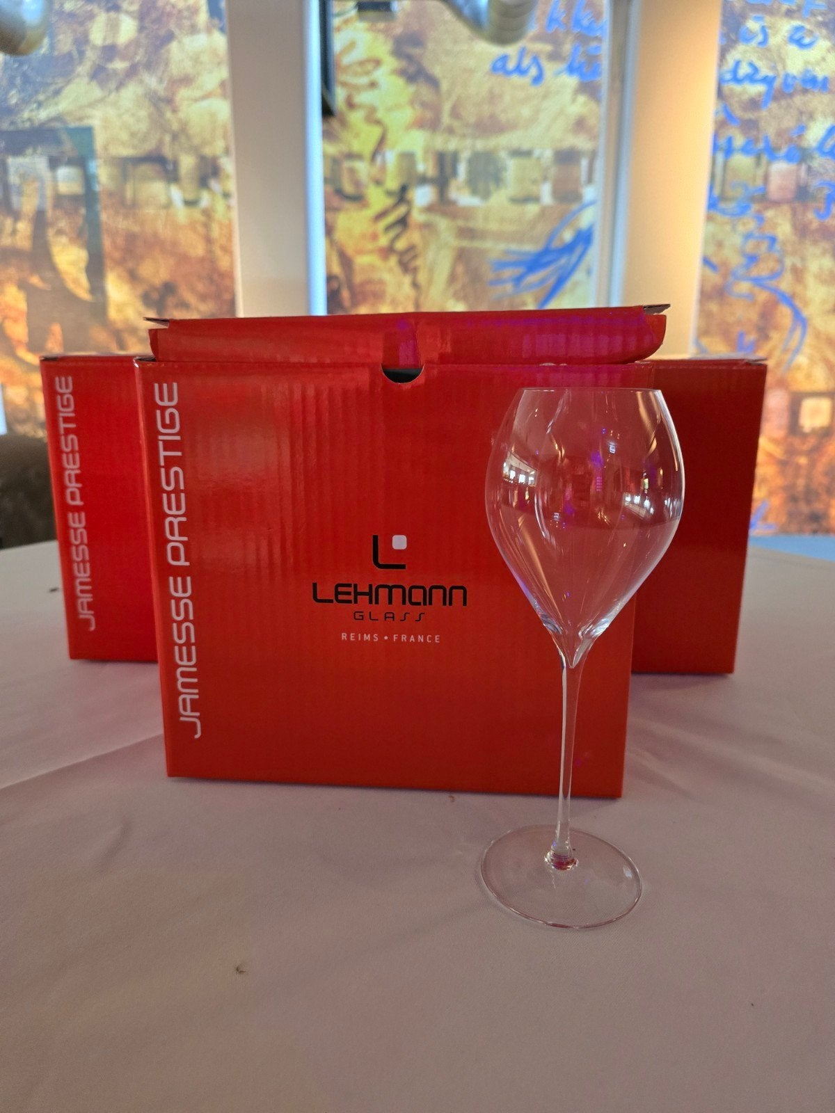 Lehmann Glass L'Instant Taittinger Champagneglas, Ophalen of Verzenden, Nieuw, Transparant, Glas