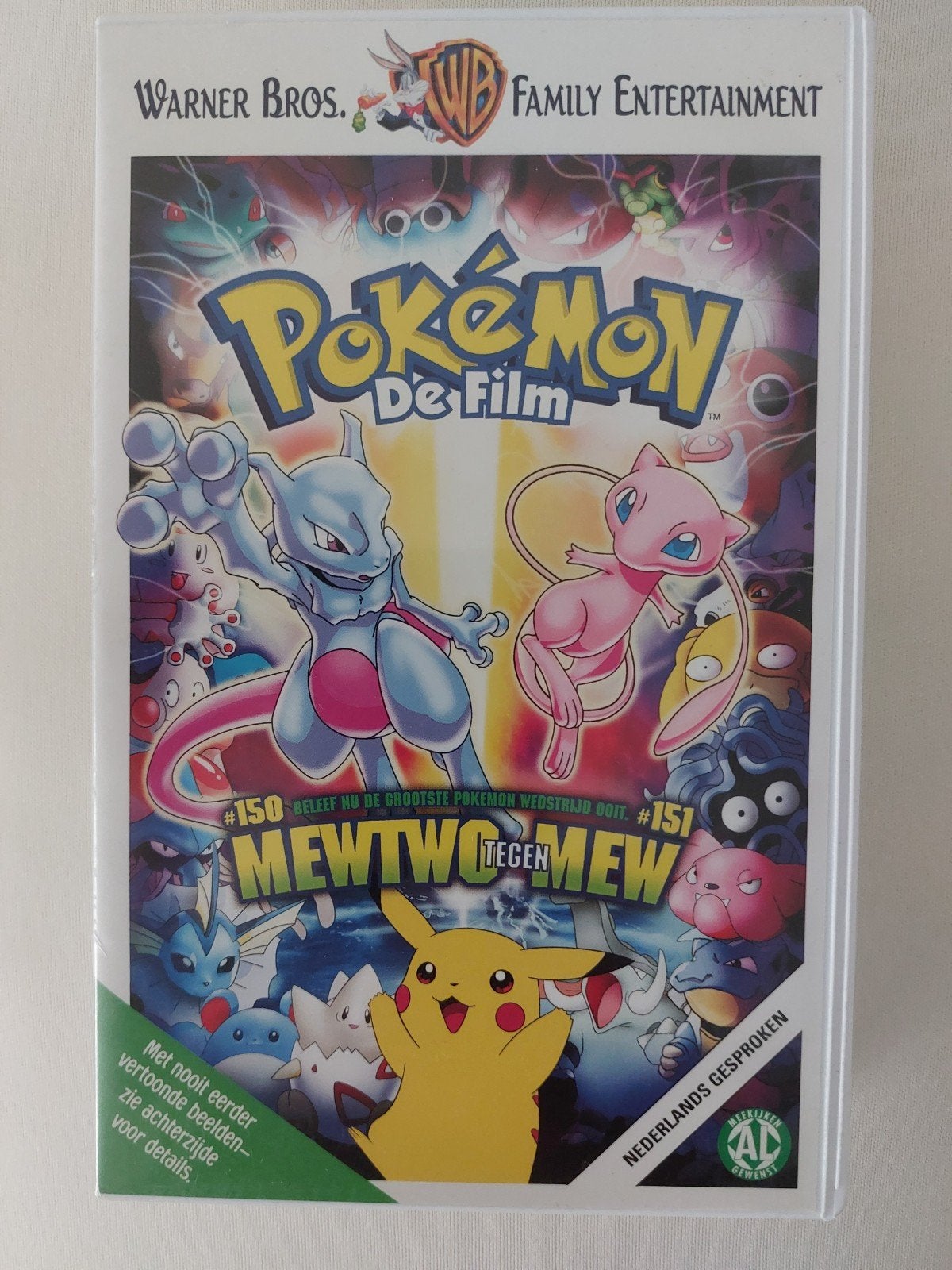 Pokémon De Film: Mewtwo tegen Mew (Nederlands gesproken), Ophalen, Animatie, Alle leeftijden, Nederlands
