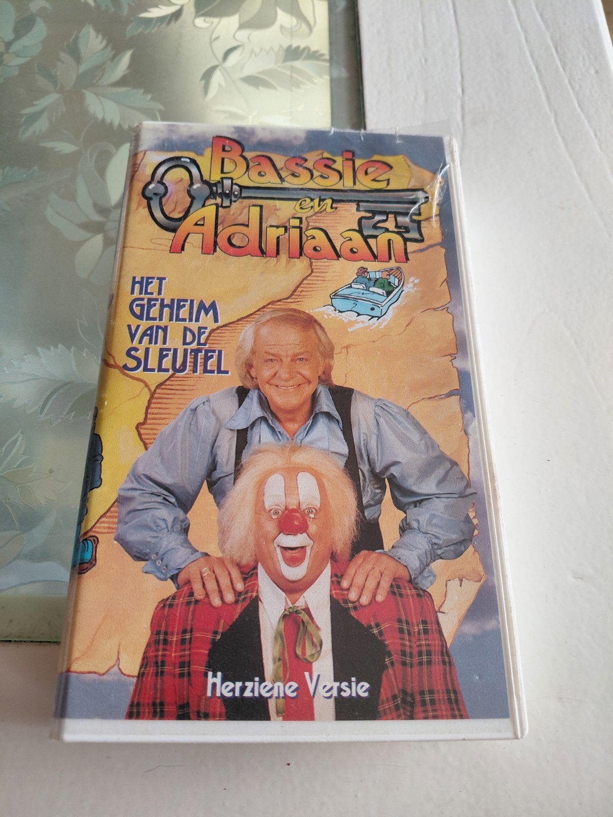 Bassie en Adriaan geheim van de Sleutel videoband. #3., Cd's en Dvd's, Ophalen of Verzenden, Gebruikt, Kinderprogramma of -film