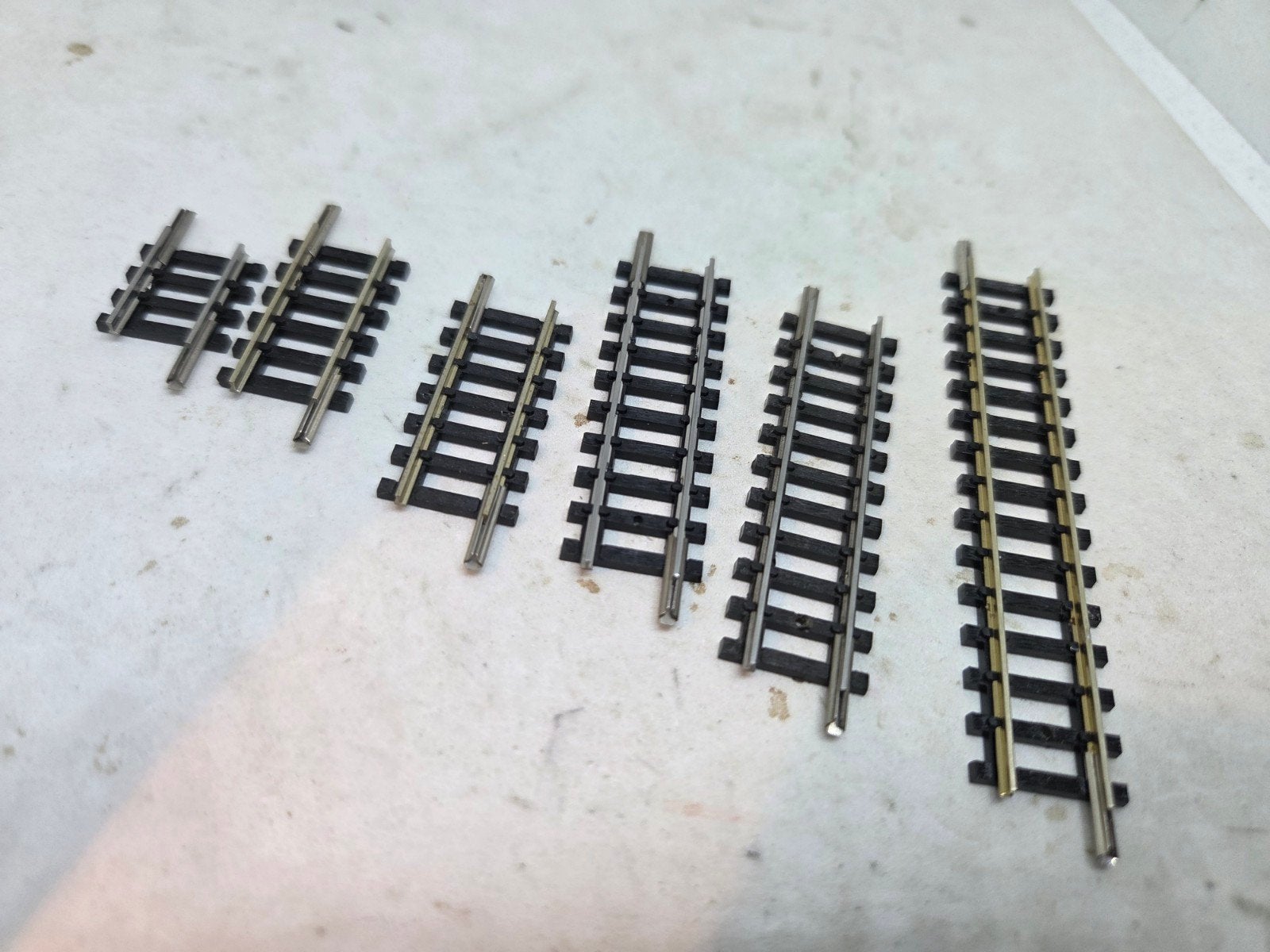 Minitrix Passtukjes 4903, 4905, 4906, 4907, 4908, 4909, Wisselstroom, Trix, Analoog, Rails