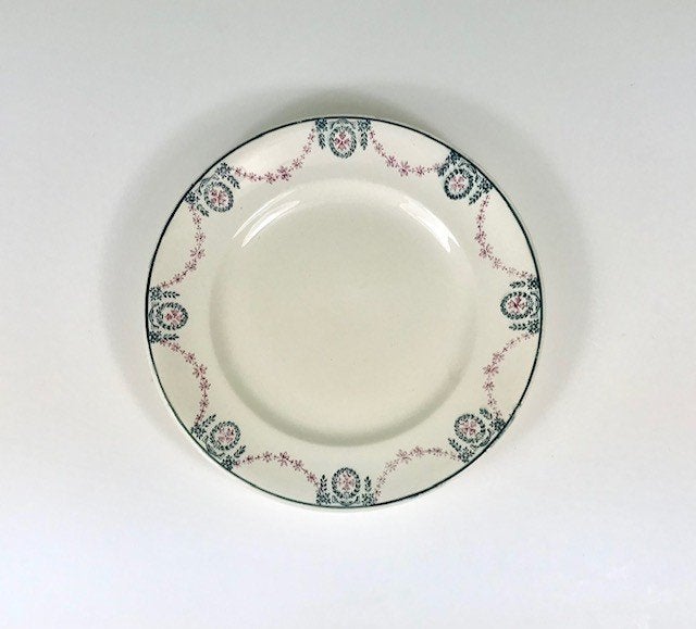 Longwy Lorraine ontbijtbordje ca. 1900, Antiek en Kunst, Ophalen of Verzenden