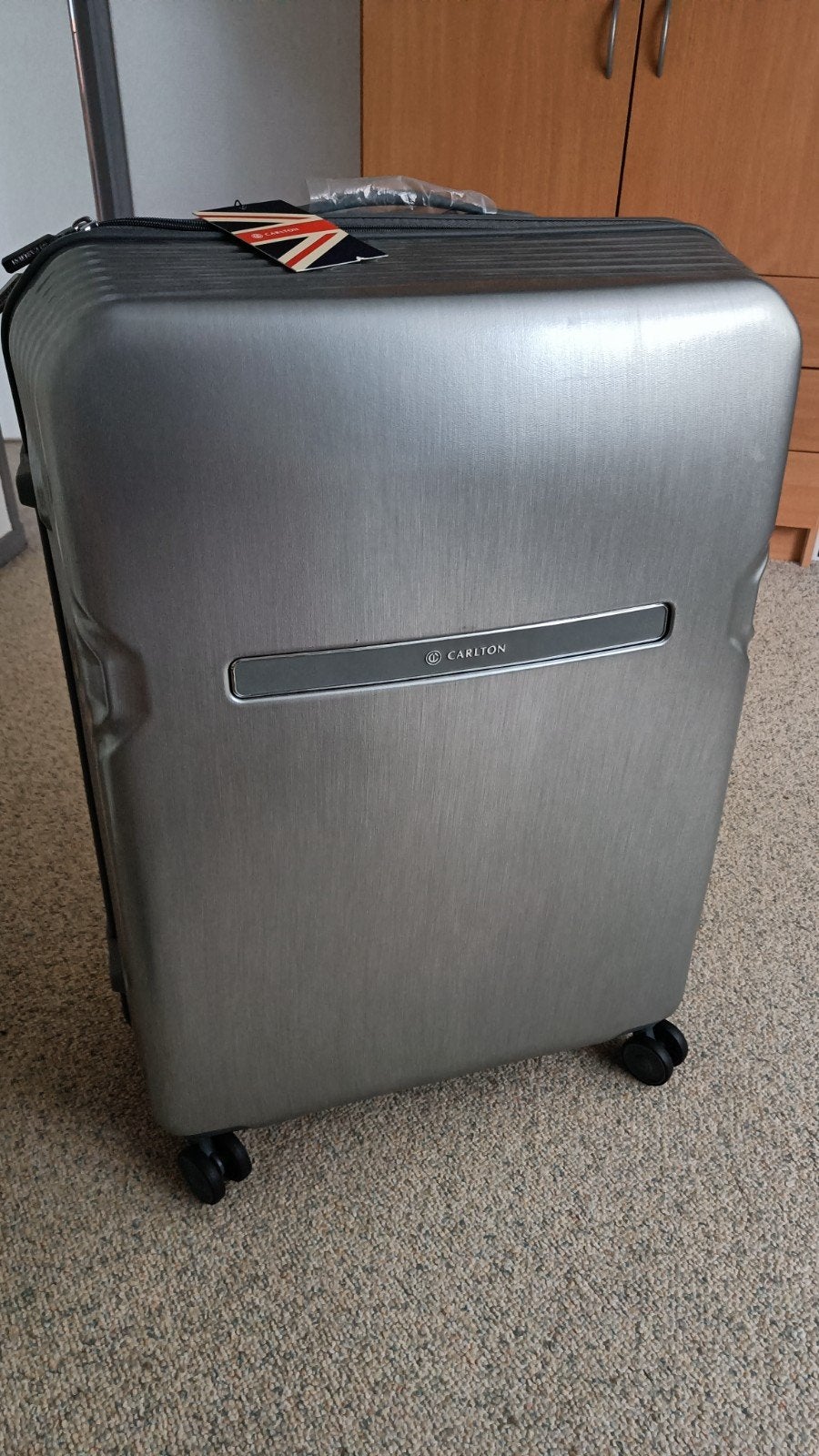 Carlton Insignia NXT Spinner Case - Pearl-zilver (110L), Sieraden, Tassen en Uiterlijk, Tassen | Reistassen en Weekendtassen, Ophalen of Verzenden