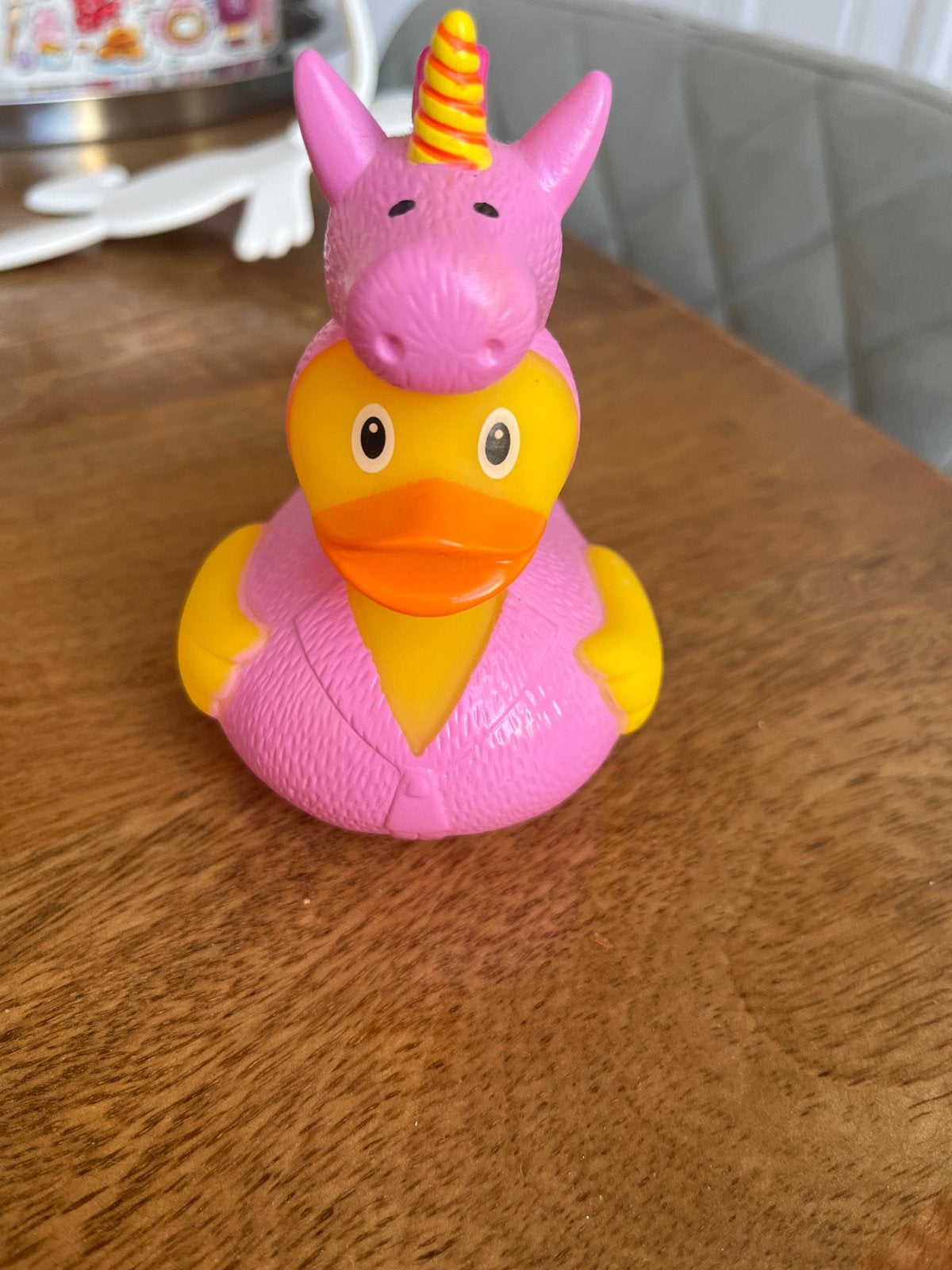 Unicorn Badeend - Roze Eenhoorn Rubberen Eendje, Ophalen of Verzenden, Nieuw, Badeend, Overige merken