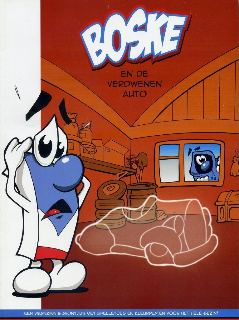Boske en de verdwenen auto, Eén stripboek, Ophalen, Marc Vrolijk