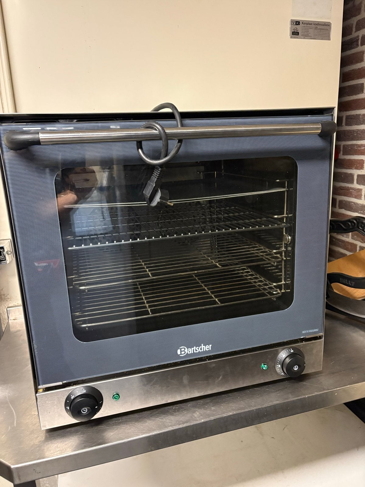 Bartscher Heteluchtoven 230V - Professionele Kwaliteit, Gebruikt, Hete lucht, Ophalen of Verzenden, Heteluchtoven