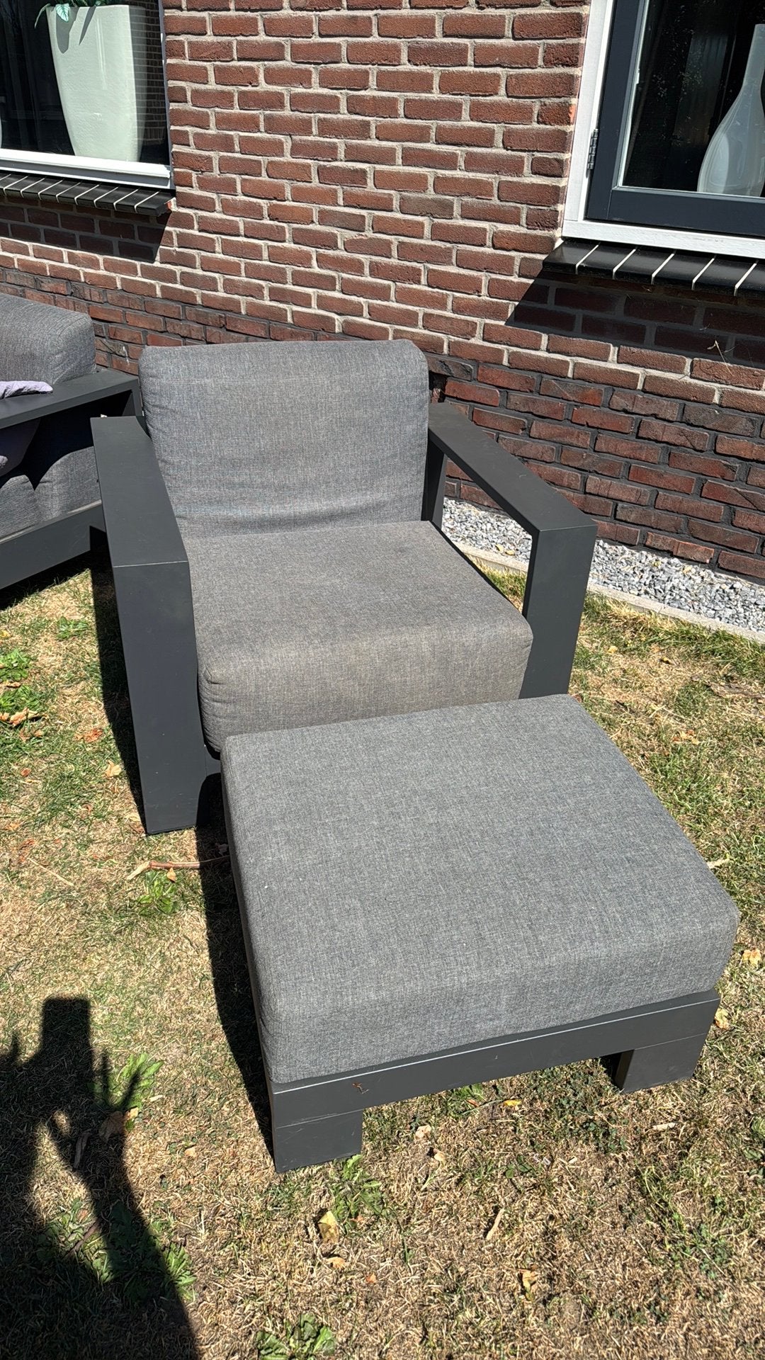Tuinset, Tuin en Terras, Ophalen, 5 zitplaatsen, Aluminium, Zo goed als nieuw