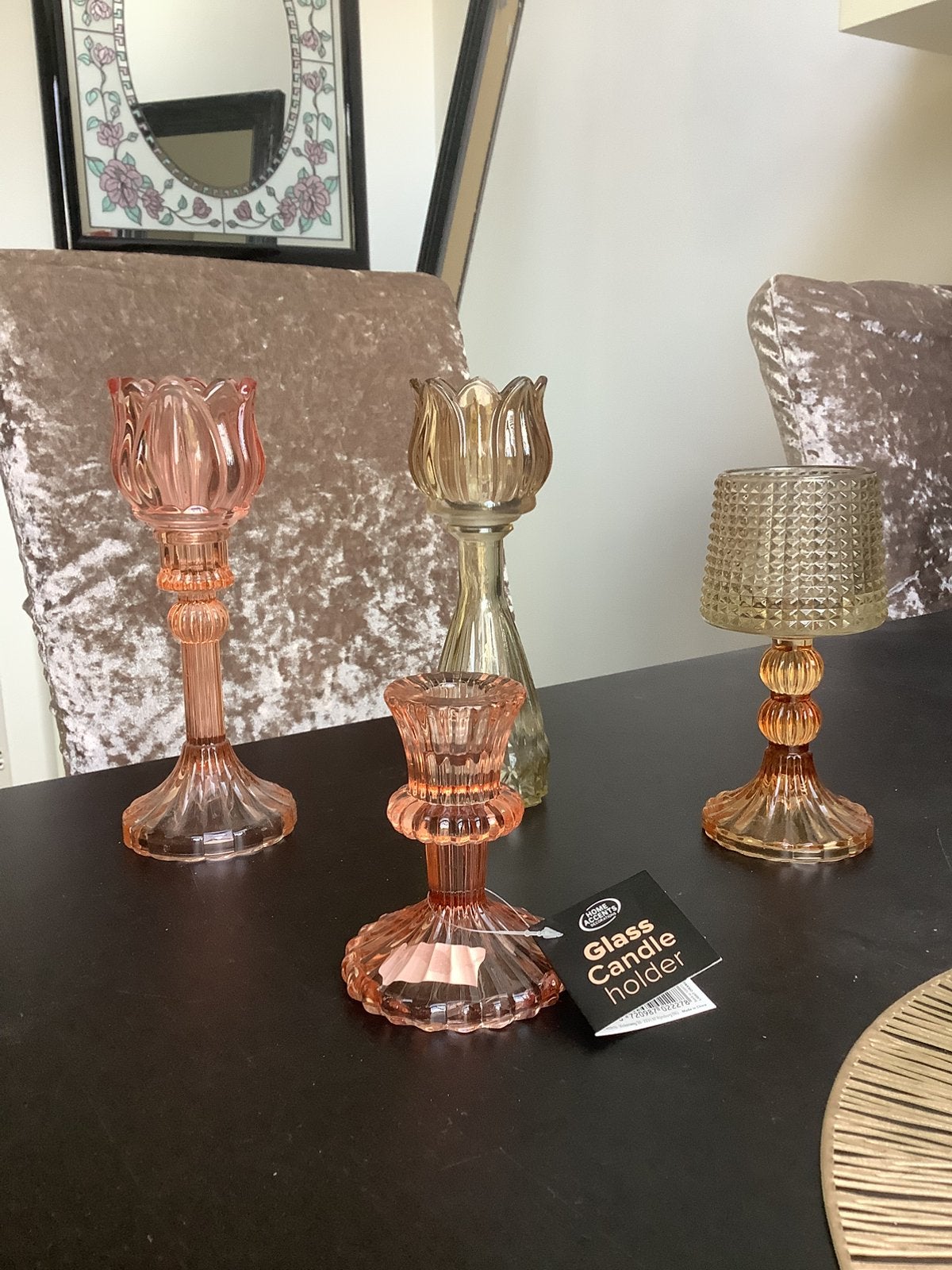Nieuwe Waxine Houders, Huis en Inrichting, Ophalen of Verzenden, Nieuw, Glas, Waxinelichthouder