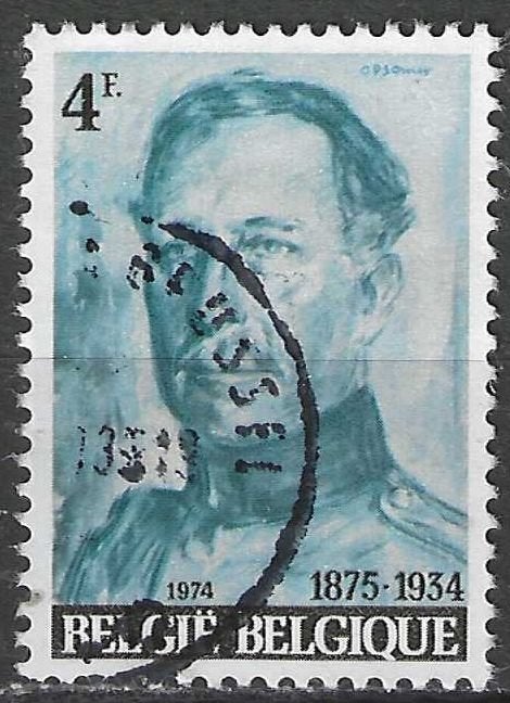 Belgie 1974 - Yvert 1697 /OBP 1704 - Overlijden Albert  (ST), Verzenden, Gestempeld, Koninklijk huis