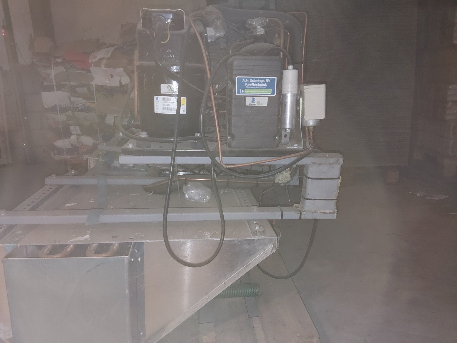 Koelmotor / Koelinstallatie voor Koelcel - Adr. Spierings, Ophalen, Koelen en Vriezen