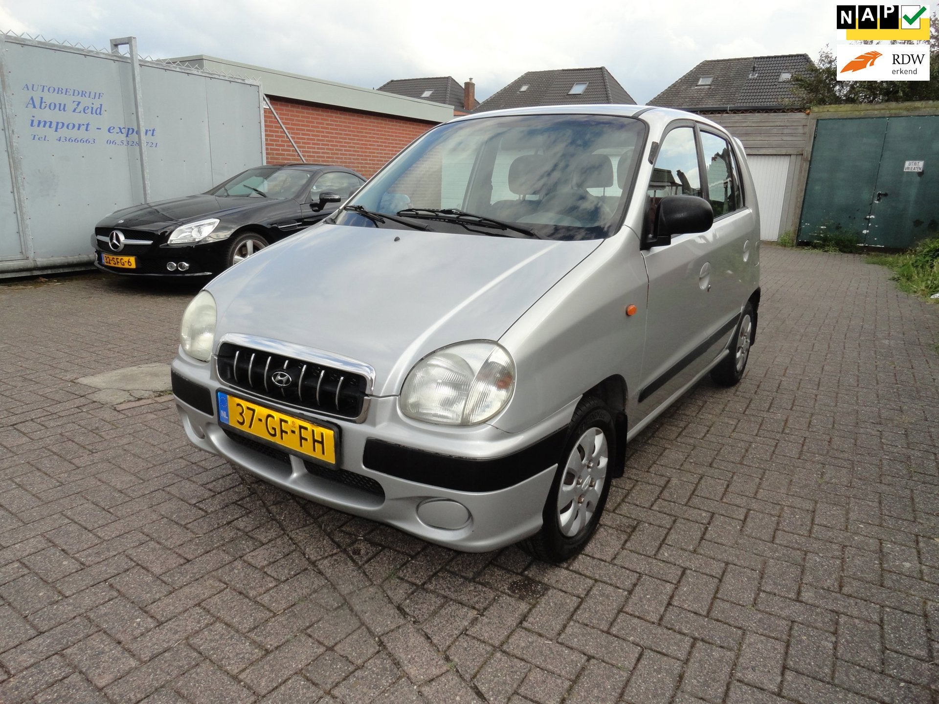 Hyundai Atos Spirit 1.0i SLX (KM 91520 AIRCO), Auto's, Hyundai, Voorwielaandrijving, Metallic lak, Gebruikt, 4 cilinders