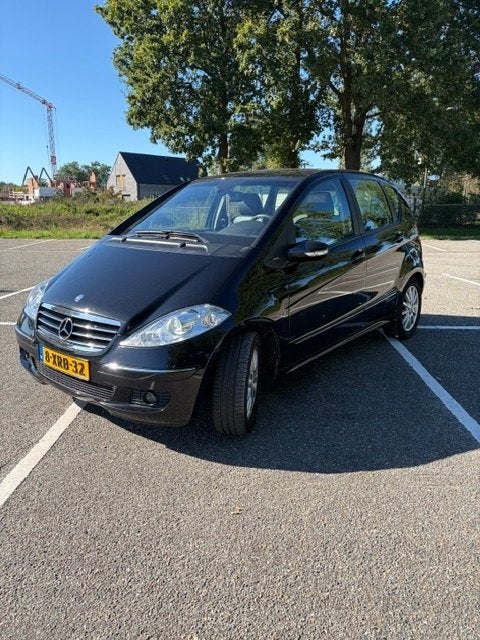 Mercedes-Benz A-Klasse 2.0 A200 5DRS AUT 2007 Zwart, Auto's, 136 pk, Zwart, 4 cilinders, Zwart