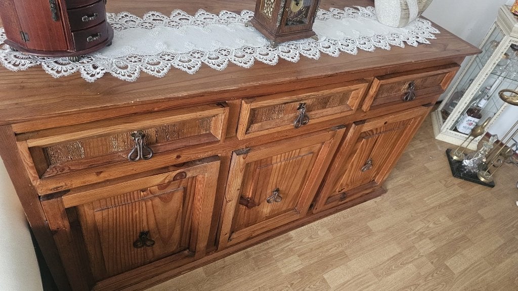 Origineel Mexicaans dressoir (geïmporteerd uit Mexico), Ophalen, Gebruikt, 25 tot 50 cm, 100 tot 150 cm