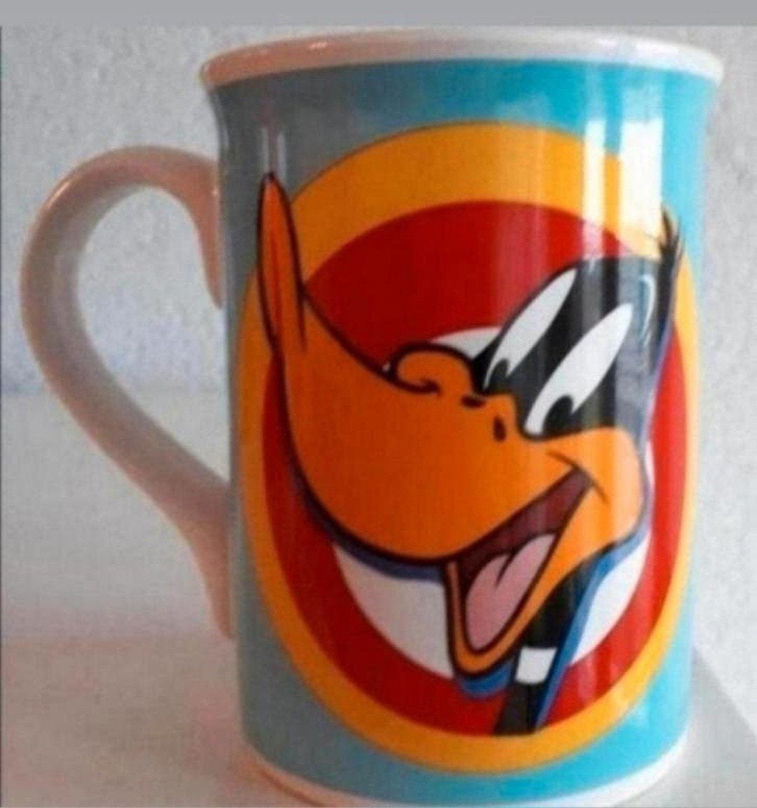 Beker Daffy Duck, Verzenden, Zo goed als nieuw, Overige stijlen, Kop(pen) en/of Schotel(s)