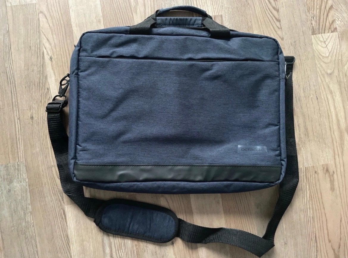 Octronic Laptoptas 15.6 inch - Waterafstotend - blauw, Gevoerd laptopvak, 15 inch, Nieuw, Aktetas