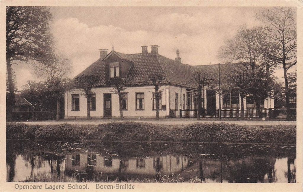 703-131-043 Openbare Lagere School Boven-Smilde, Verzamelen, Verzenden, Voor 1920, Drenthe