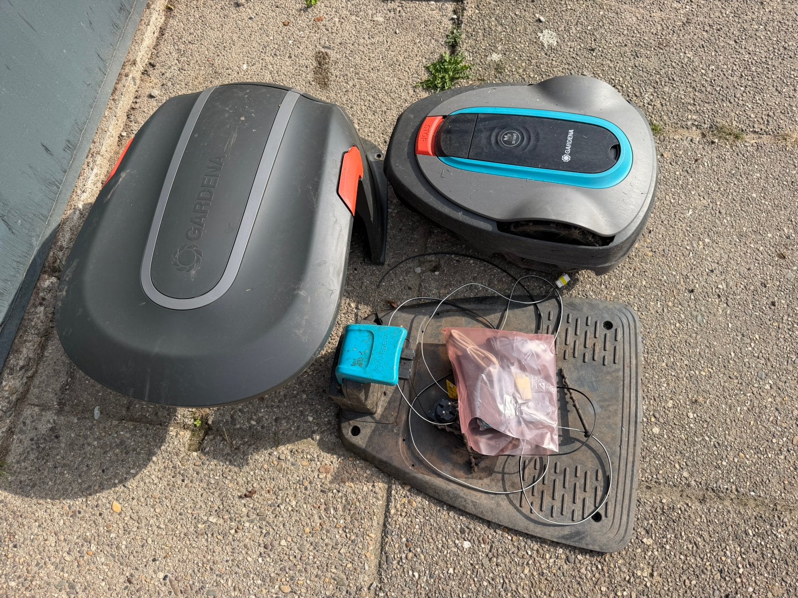 Gardena Sileno Smart robotmaaier. 250m2, Ophalen, Zo goed als nieuw, Minder dan 20 cm