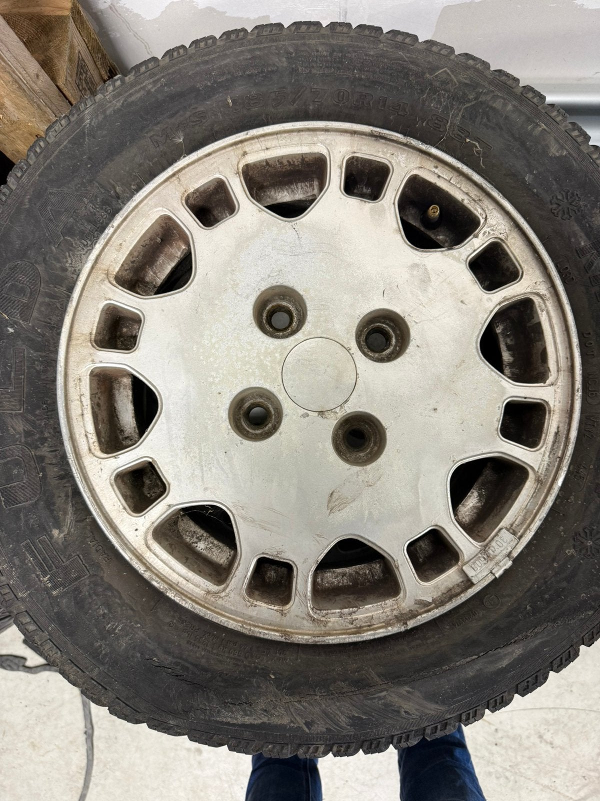Originele 14" Ford/Mercury Capri/Topaz L Velgen (4x114.3), Ophalen of Verzenden, Gebruikt